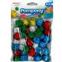 Pompony brokatowe Brewis 2cm Mix, 40szt - 2